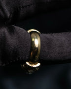 “Dior” mesh designed gold ring with crystal