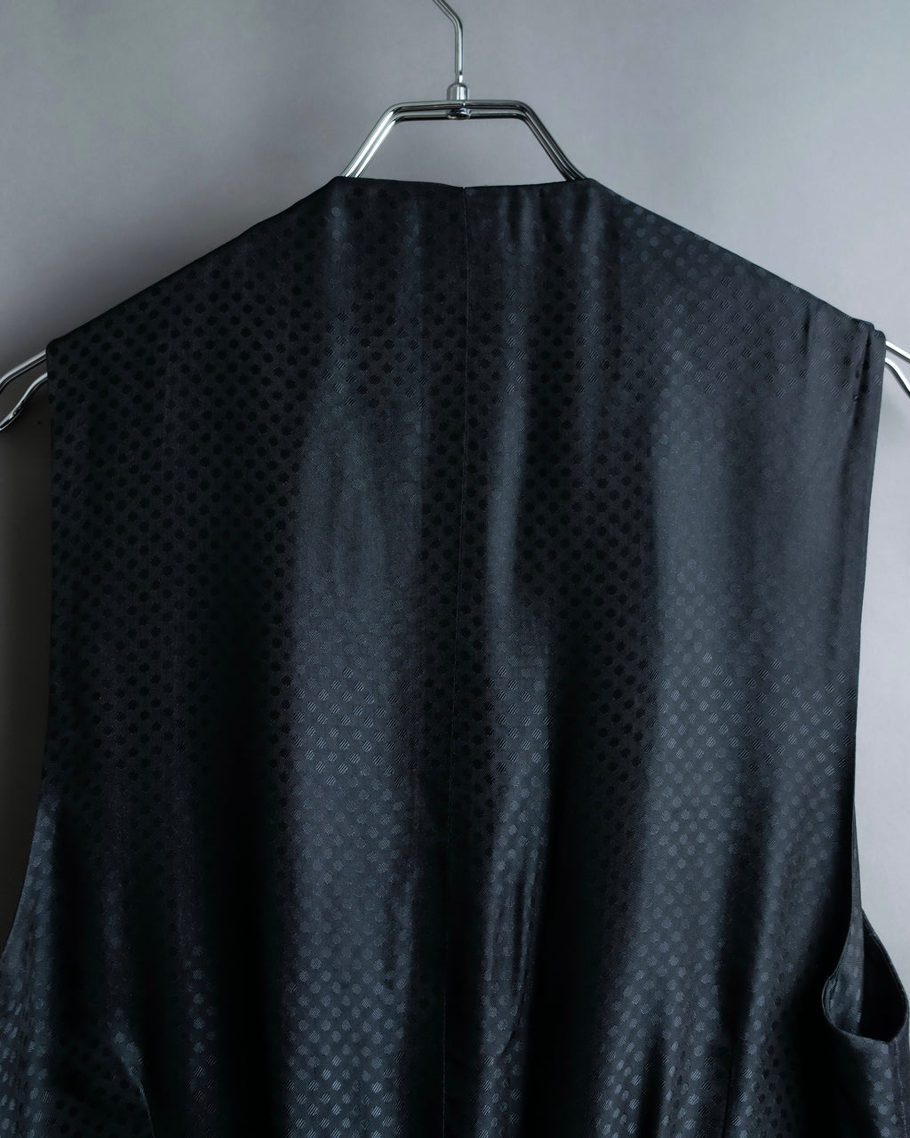 "DOLCE & GABBANA" Pattern switching peak lapel gilet