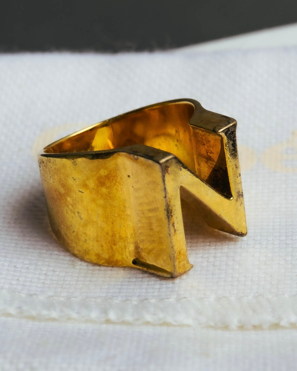 "Chloé" 2015 AW Gold alphabet ring