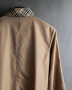 "BURBERRYS" Check reverse design short blouson