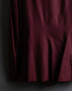 "JEAN PAUL GAULTIER FEMME"
Bordeaux color peaked lapel wool tailored jacket