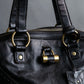 "YVES SAINT LAURENT" Muse to series metal design one handle bag