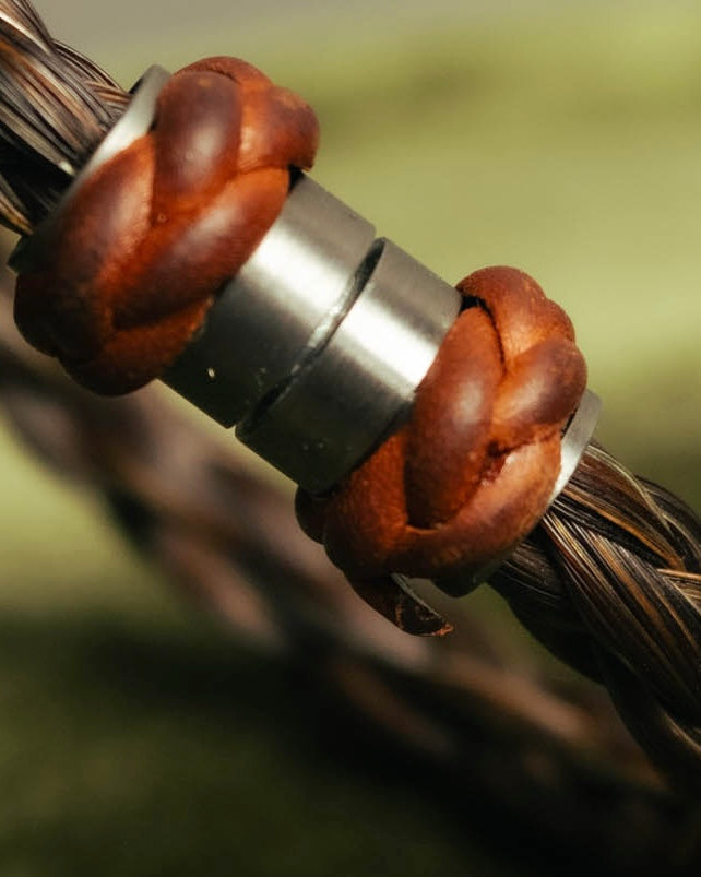 “HERMÈS” 00’s-10’s Crin de cheval horsehair bracelet