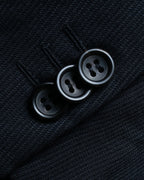 "GIORGIO ARMANI" Beautiful drape navy wool set up