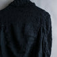 "ISSEY MIYAKE me" Textured material shawl collar short length jacket