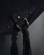 "See By Chloé" 2010s Suede tassel saddle Collins shoulder bag