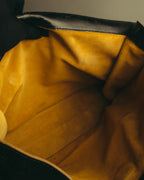"Miu Miu" 90's-00's Cracked leather tote handbag