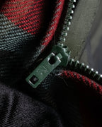 Vintage tartan check pleated skirt