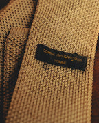 “COMME des GARÇONS HOMME”
80’s-90’s open-knit square-end necktie
