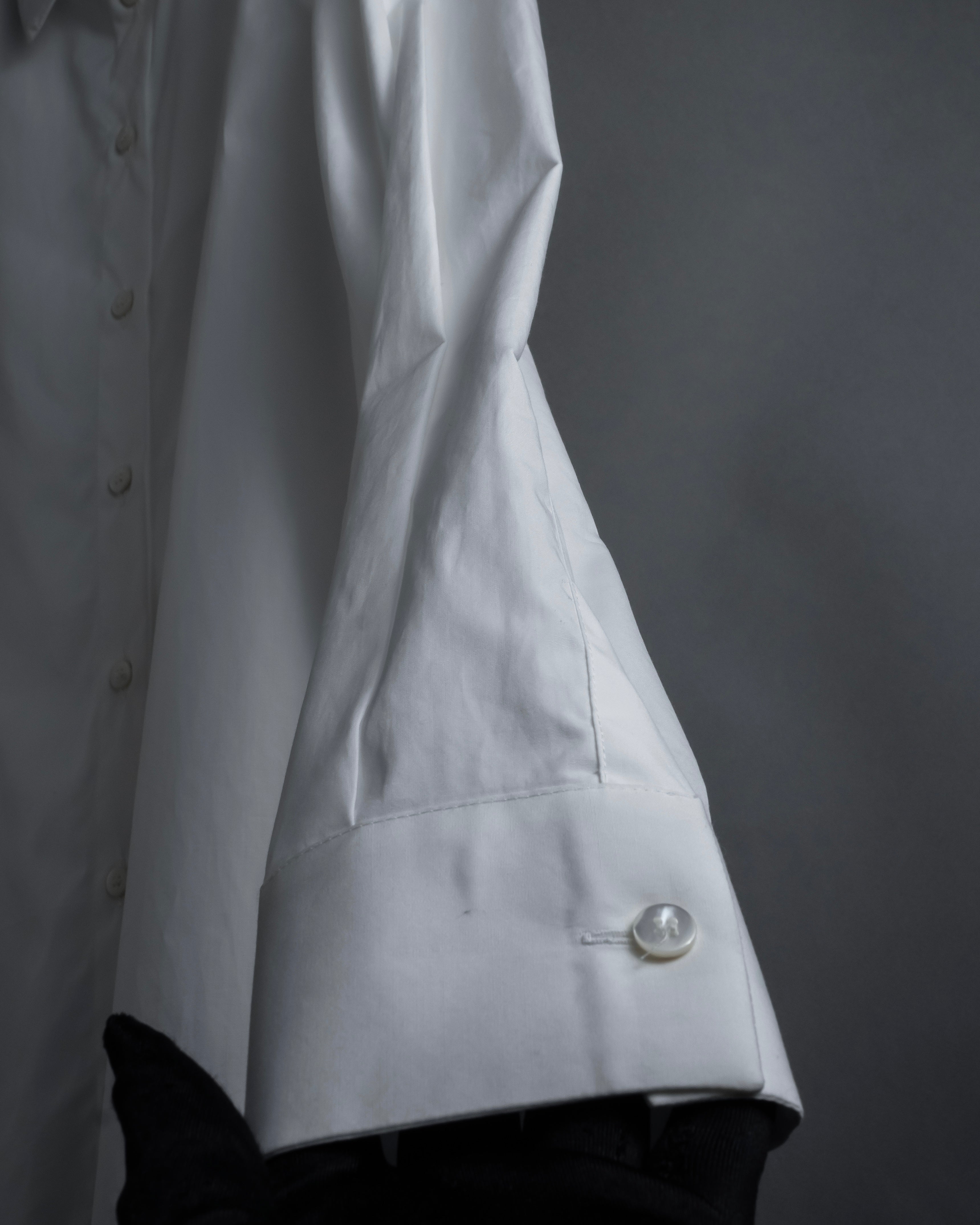 "MAISON MARGIELA" 18AW Constructive cutting details shirt