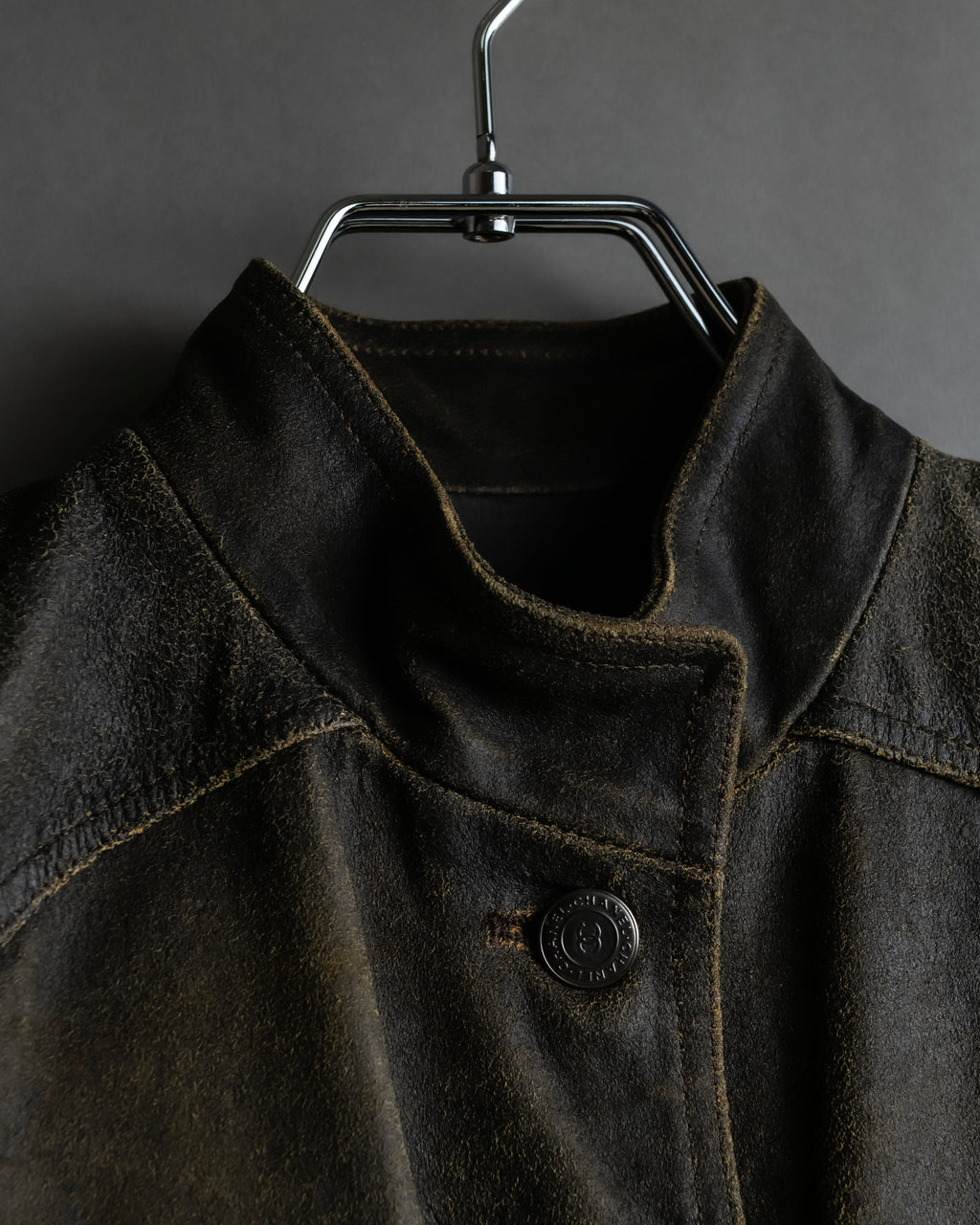 "CHANEL" 2000AW Karl Lagerfeld period calf leather vest