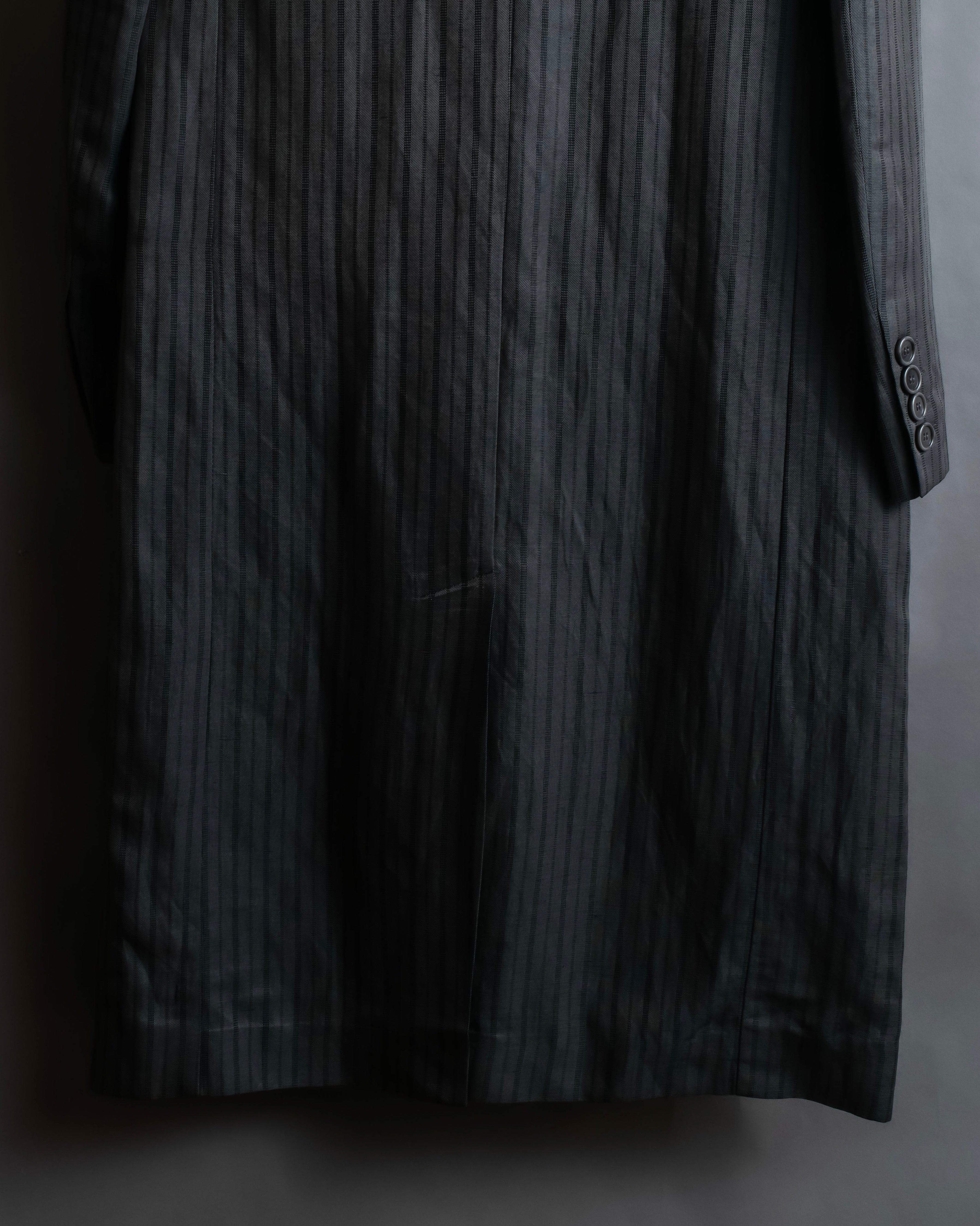 "Acne Studios" Antique design long striped coat