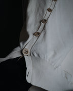 "Maison Martin Margiela" 2014 asymmetrical cotton knit cardigan