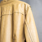 "Dolce & Gabbana" Tanned genuine leather front switching jacket