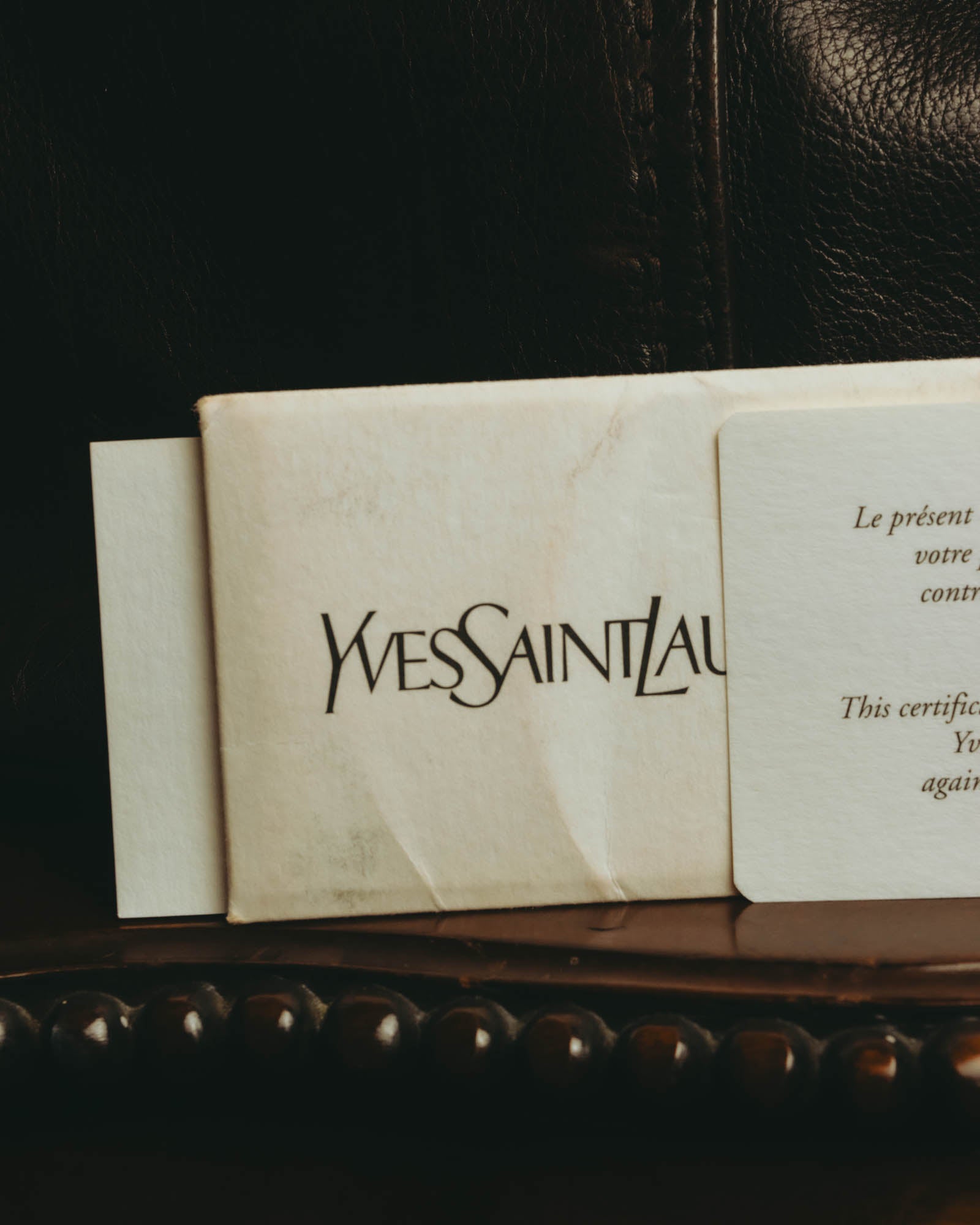 -SPECIAL- “Yves Saint Laurent” 00’s-10’s Muse leather handbag