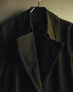 -SPECIAL- "COMME des GARÇONS HOMME" 03AW Asymmetric zip long coat