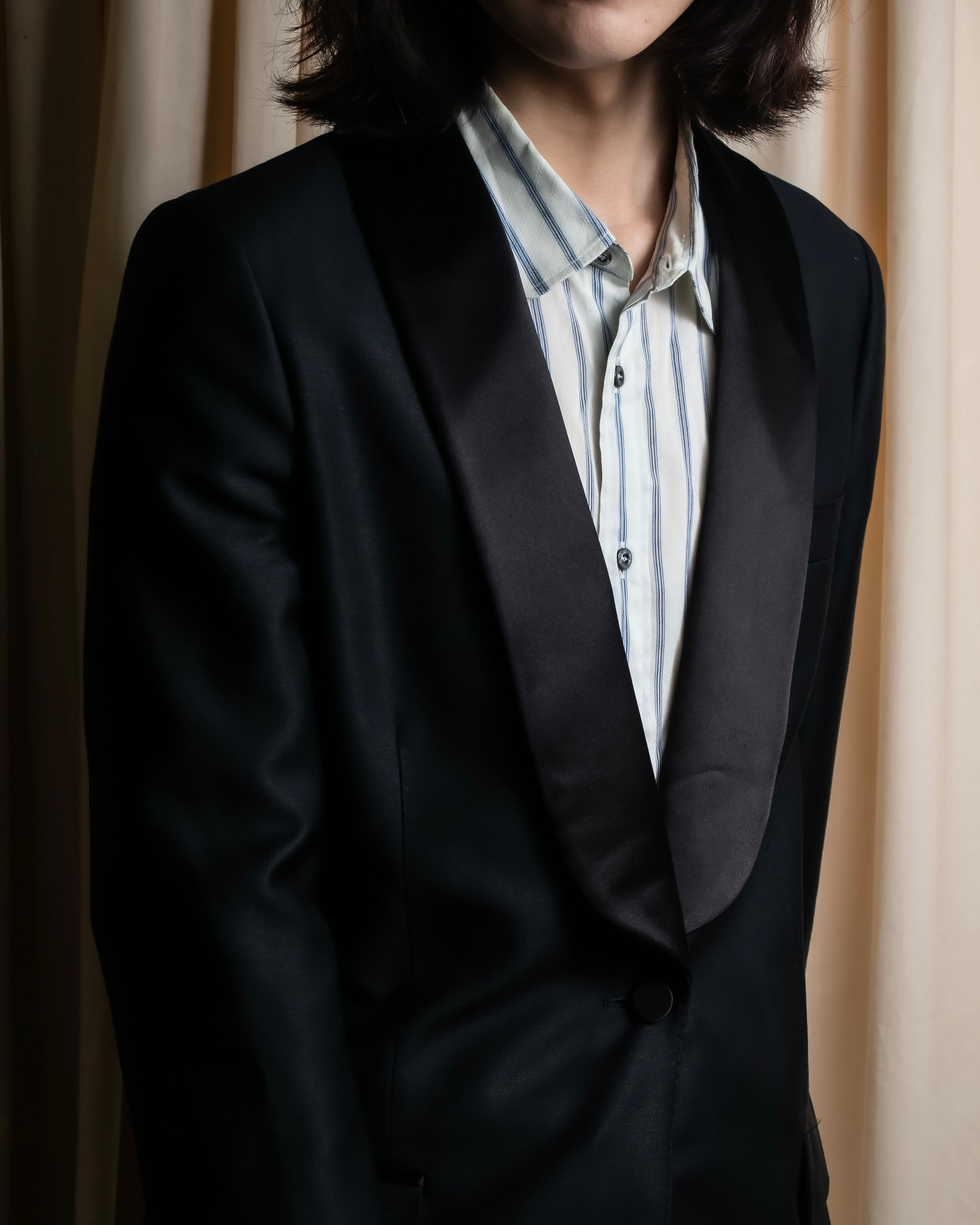 "GUCCI" Pre-Fall 2018 collection message embroidered shawl collar jacket