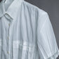 "ISSEY MIYAKE" Pleated short sleeve shirt