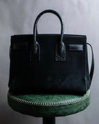 "Saint Laurent" Sac du Jour leather combination 2way bag