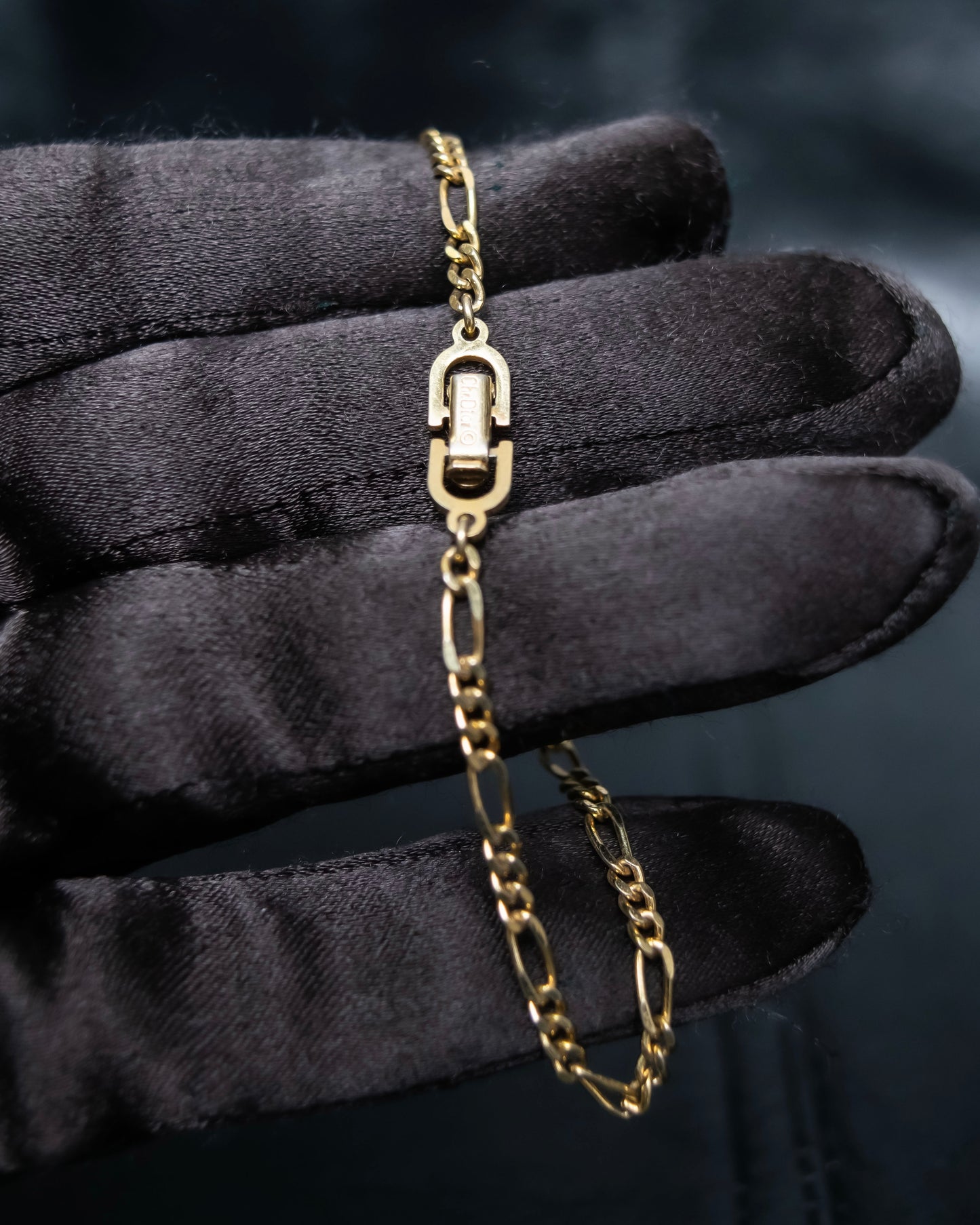 "Christian Dior" Twisted chain design bracelet