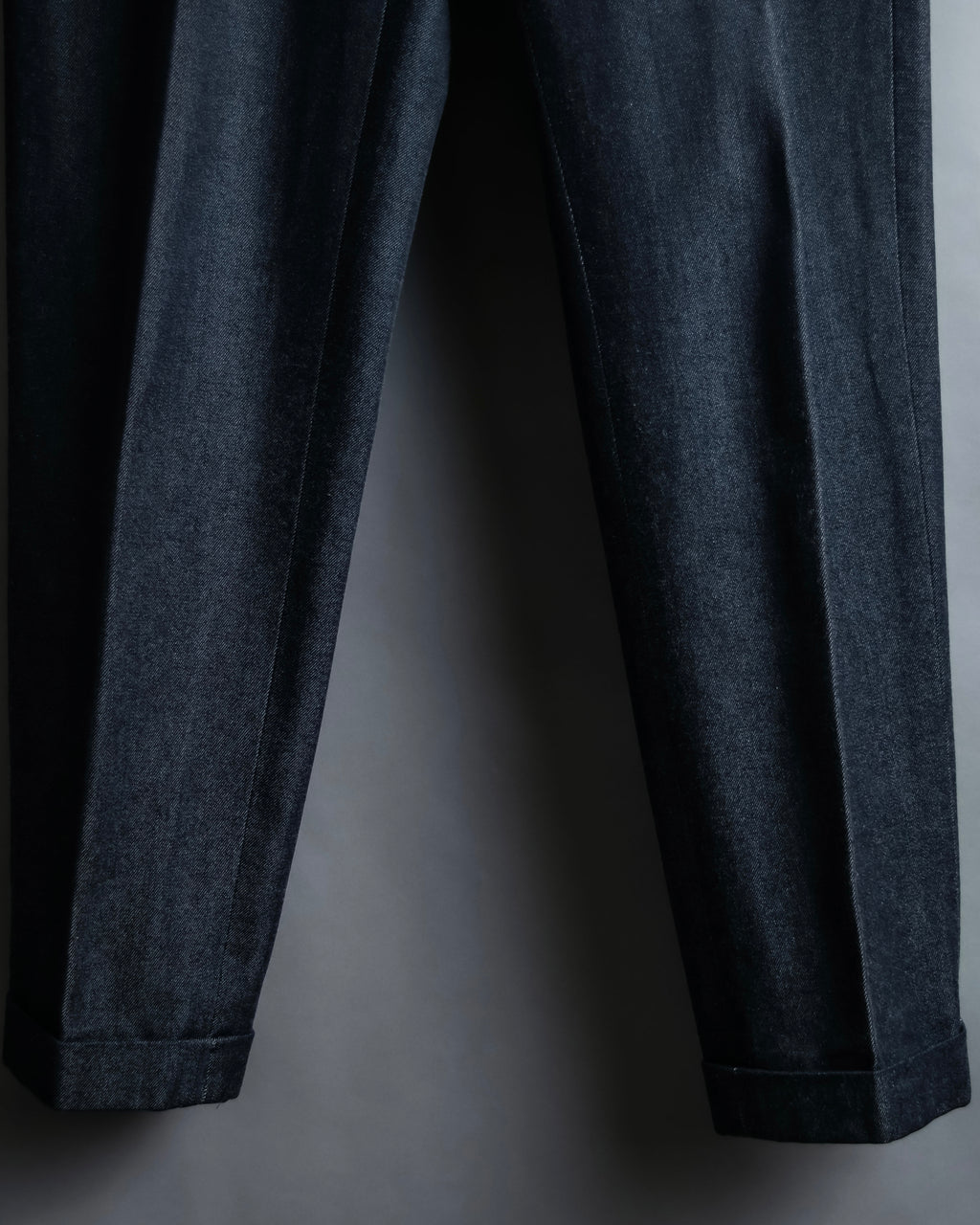 "PRADA" Wool cotton mix navy blue slacks