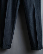 "PRADA" Wool cotton mix navy blue slacks