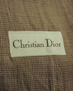“Christian Dior” 90’s-00’s Fine-check wool three-button tailored jacket