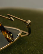 “Yohji Yamamoto” 2019-2021 Y motif browline optical glasse