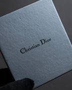 "Christian Dior" Branched leaf motif gold necklace