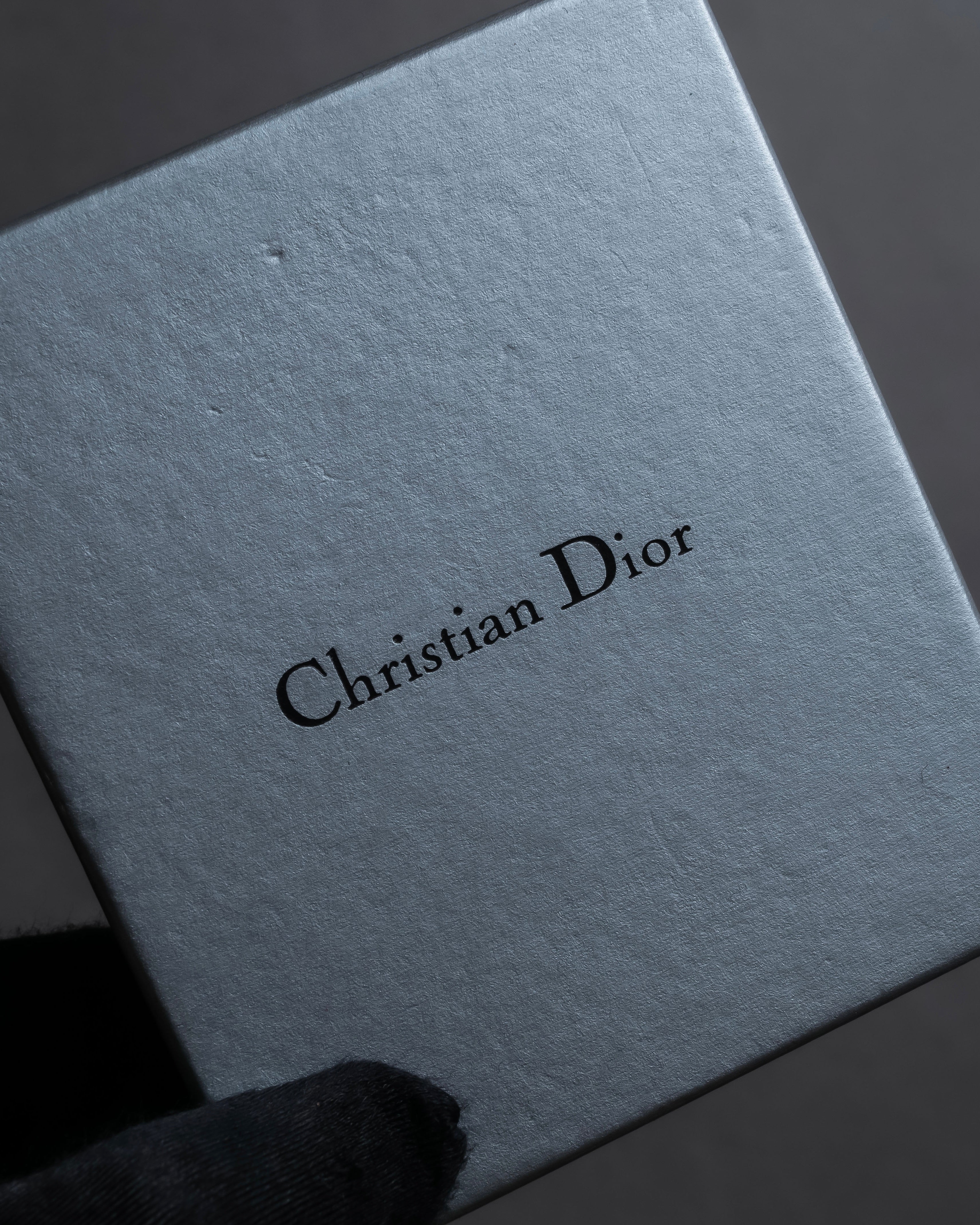 "Christian Dior" Branched leaf motif gold necklace