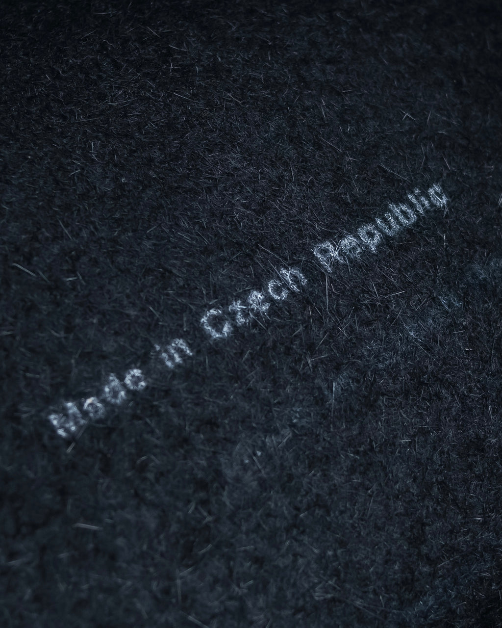 "FUMIKA UCHIDA" Leather piping design wool felt beret