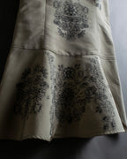 "RED VALENTINO" Baroque print sleeveless dress