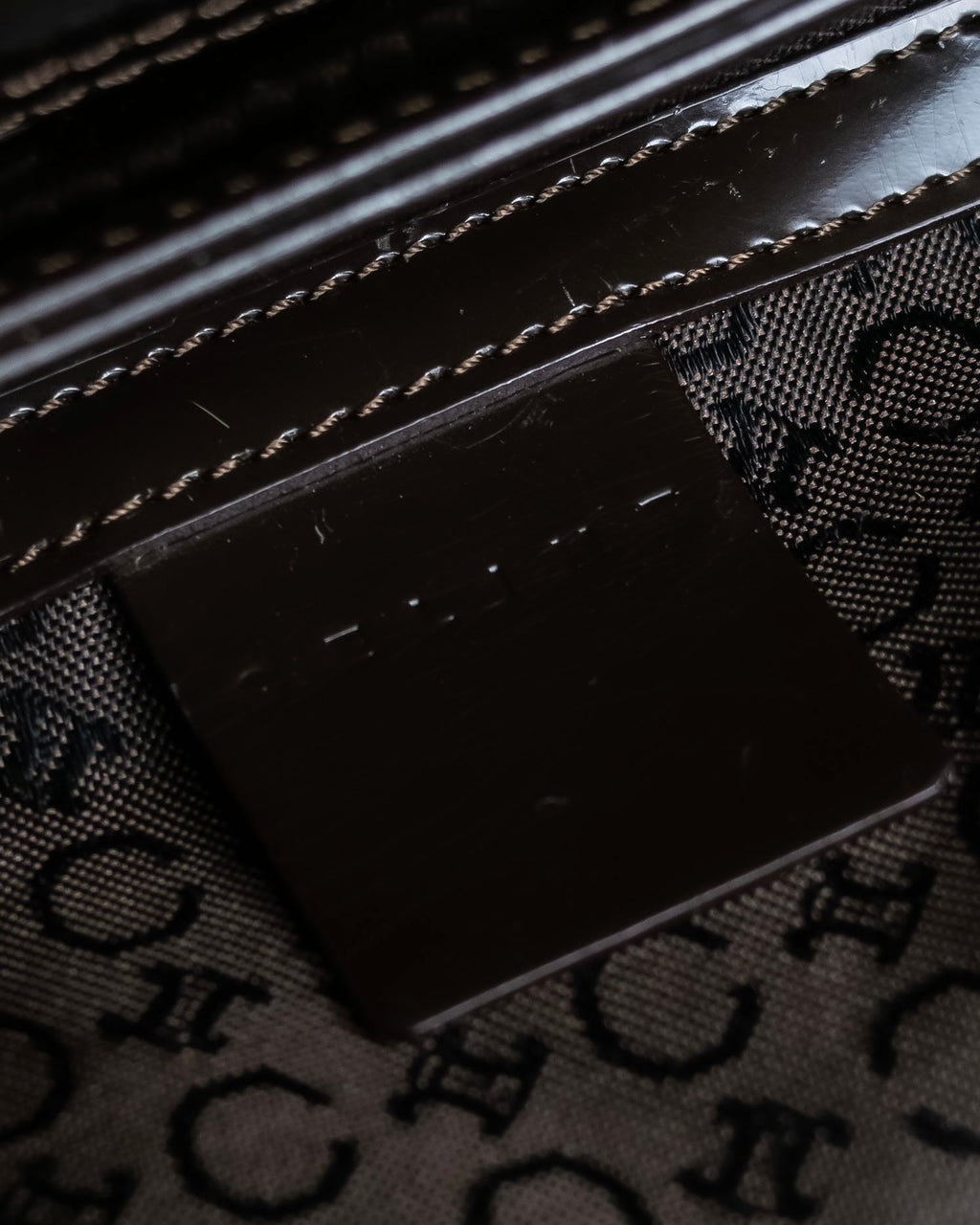 "CELINE" 2000's Made of pony leather one-handle bag