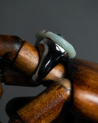 -MOOD Christmas Collection-
 "Dior" John Galliano design logo engraved cocktail ring