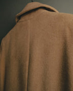 “MaxMara” 90’s-00’s Angora blend double breasted long coat