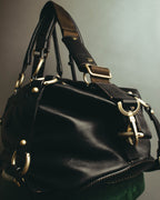 "Valerio Valeriani" 00's-10's Convertible leather Boston bag