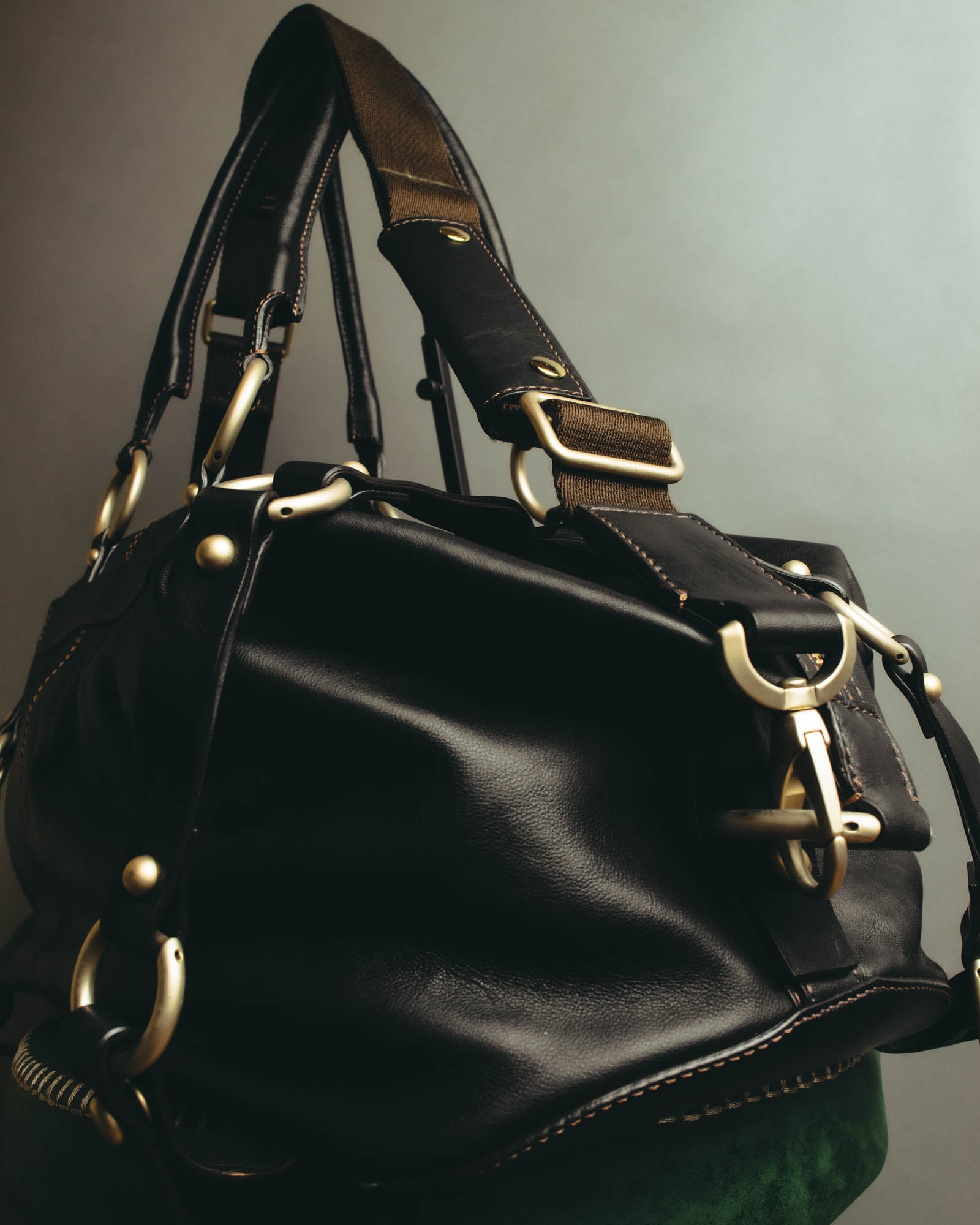 "Valerio Valeriani" 00's-10's Convertible leather Boston bag