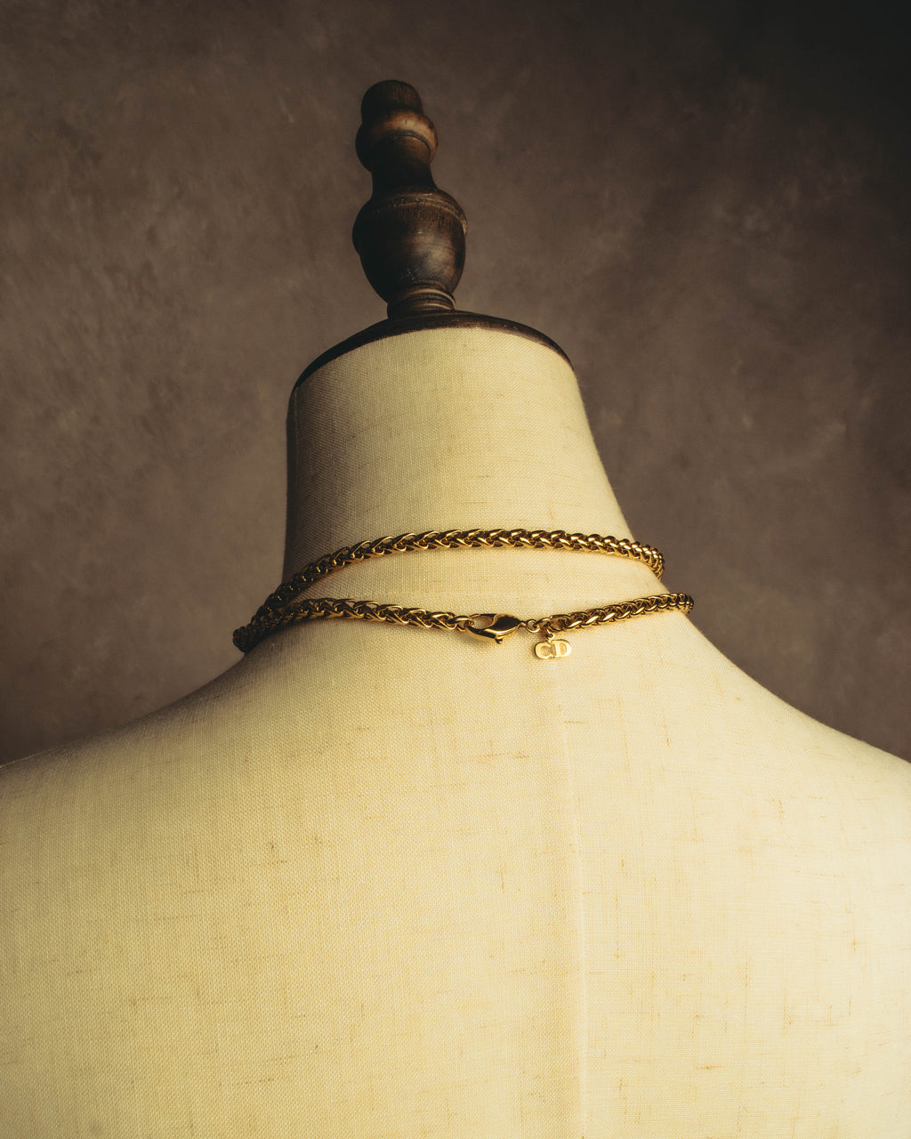 "Christian Dior" 80's-90's Ornate pendant necklace