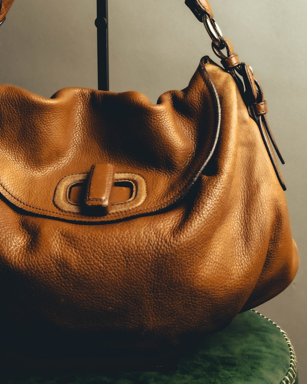 "JIL SANDER" Soft grained leather shoulder bag
