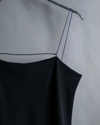 "BALENCIAGA" Piping material switching camisole
