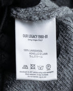 "OUR LEGACY" Patch pocket design lambswool knit jacket