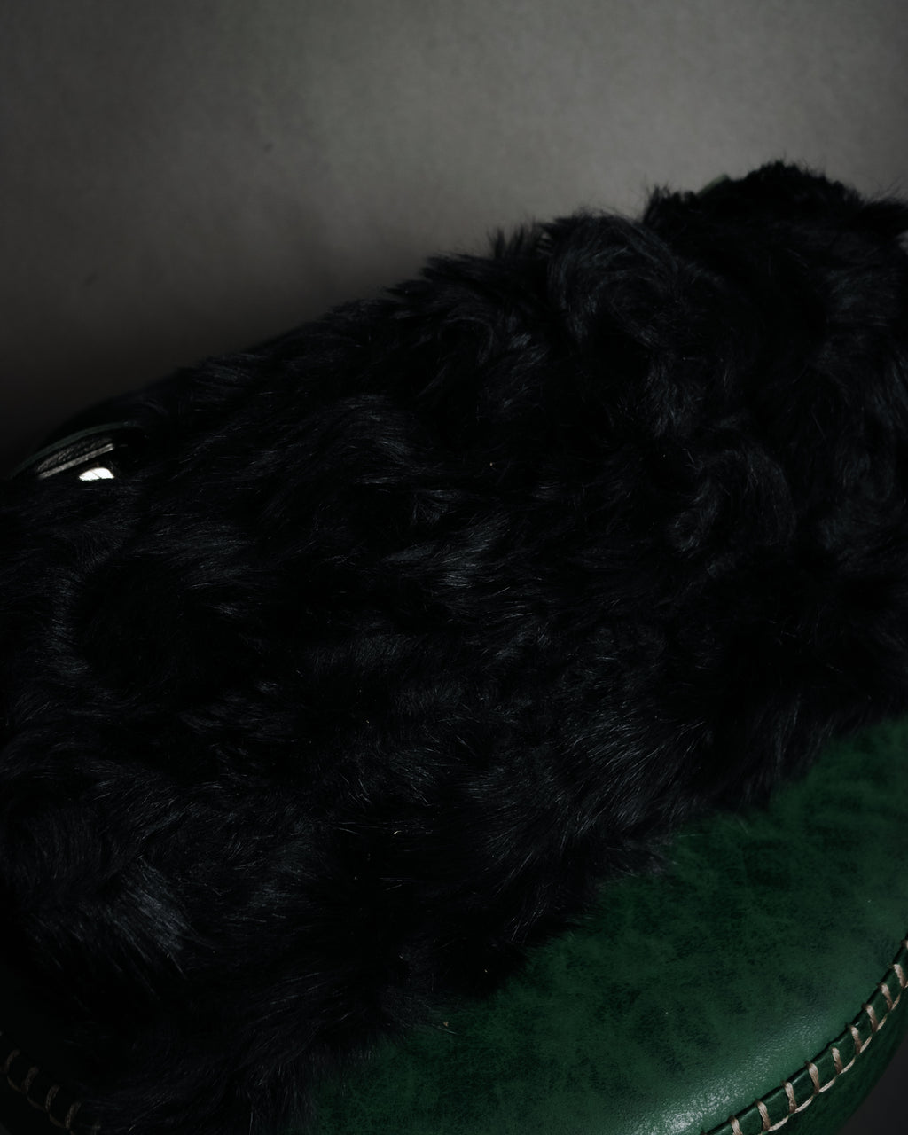 "MARNI" 2011 winter edition shearling fur shoulder bag