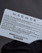 "MAISON MARGIELA" Grain texture leather snap wallet