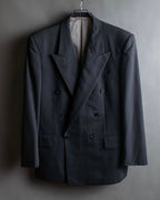 "CHRISTIAN DIOR MONSIEUR" Shadow stripe pattern classical formal detail set up