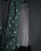 "COMME des GARÇONS HOMME"
Early 90s polka-dot rayon tailored vest