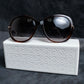 "LOEWE" Butterfly frame silver temple sunglasses