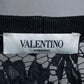 "VALENTINO" Floral lace design trimmed pullover