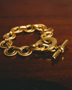 –SPECIAL– "CELINE" 90's Sculptural link bracelet