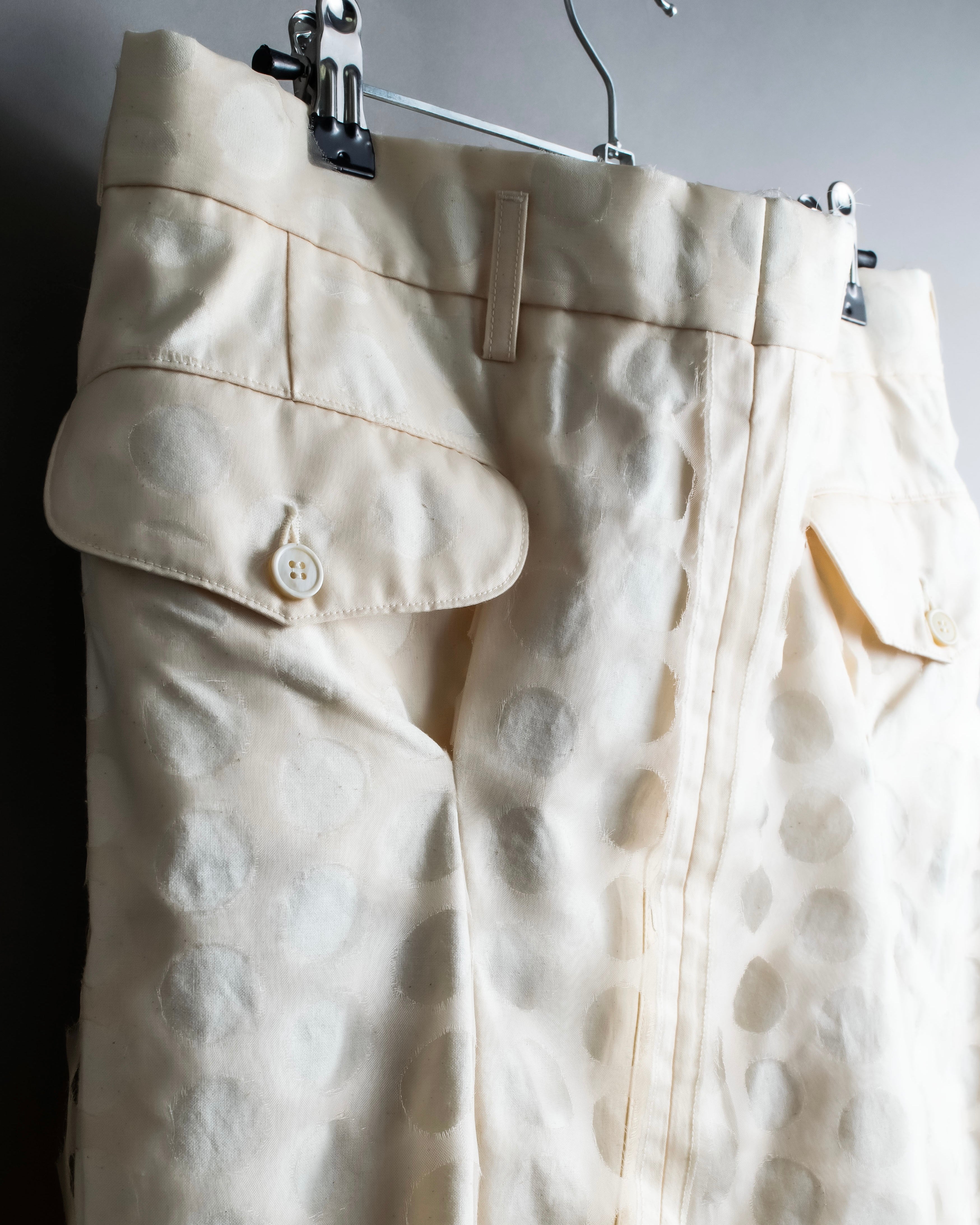 "MAISON MARGIELA" 20SS Polka dot tulle layered skirt