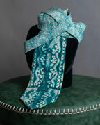 "JEAN PAUL GAULTIER" Trompe l'oeil design silk neck tie